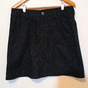 Woolrich wool blend onx gray tweed skirt